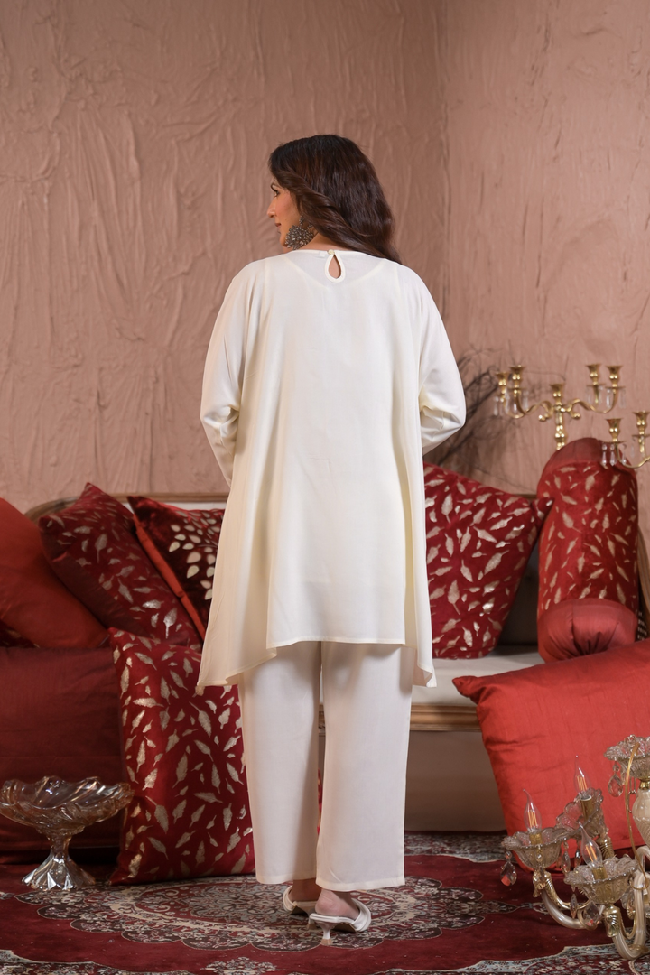 Pure Cotton Kurta Kurta Set Stitched with Thread work