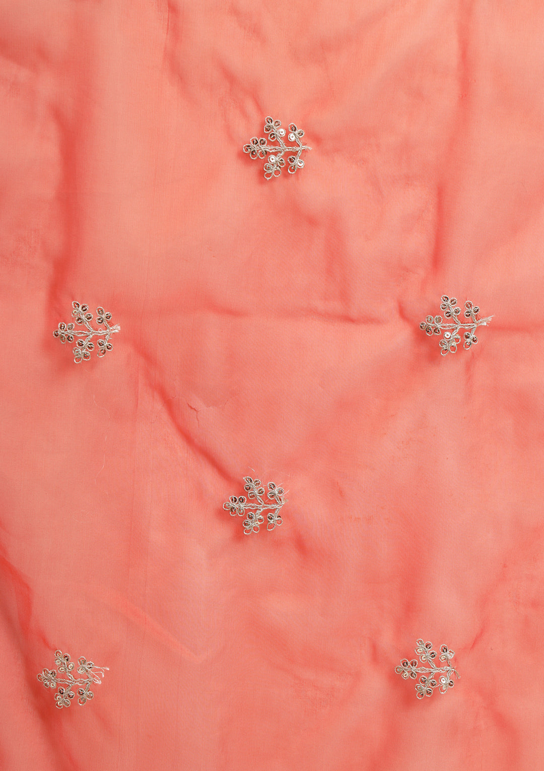 Bandhej Silk Blend Kurta Set Stitched with Dori and Sequins work