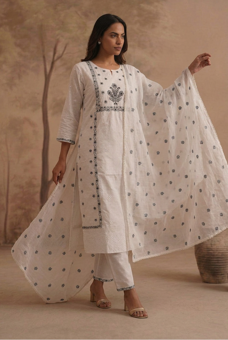 Cotton Kurta Set