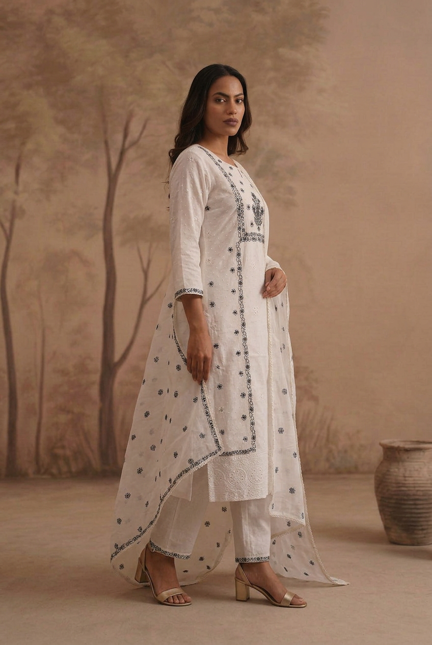 Cotton Kurta Set