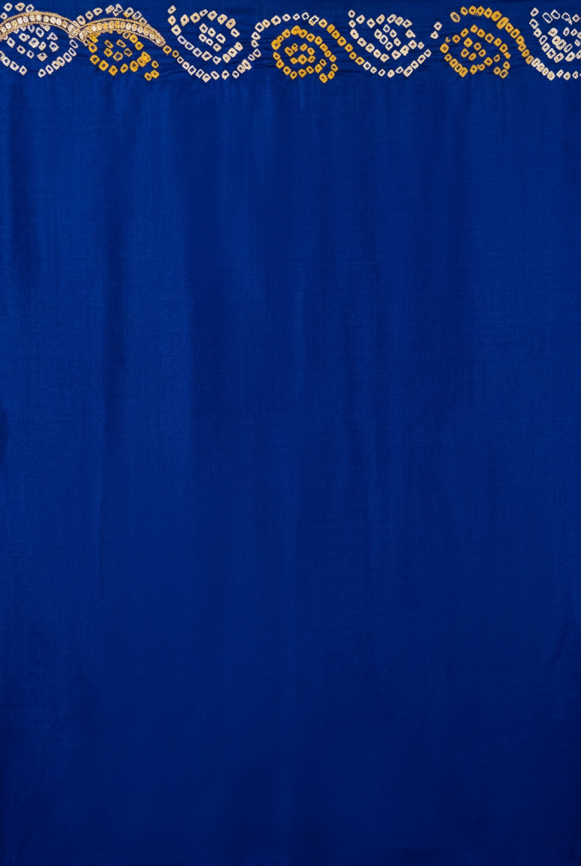 Bandhej Gajji Silk Saree