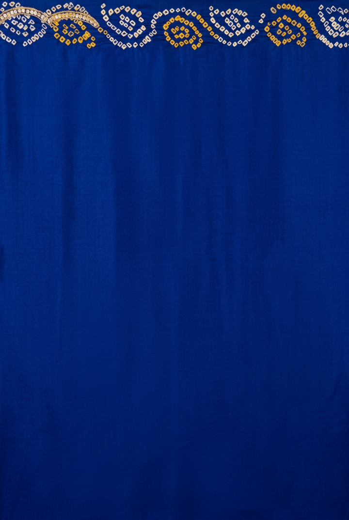 Bandhej Gajji Silk Saree