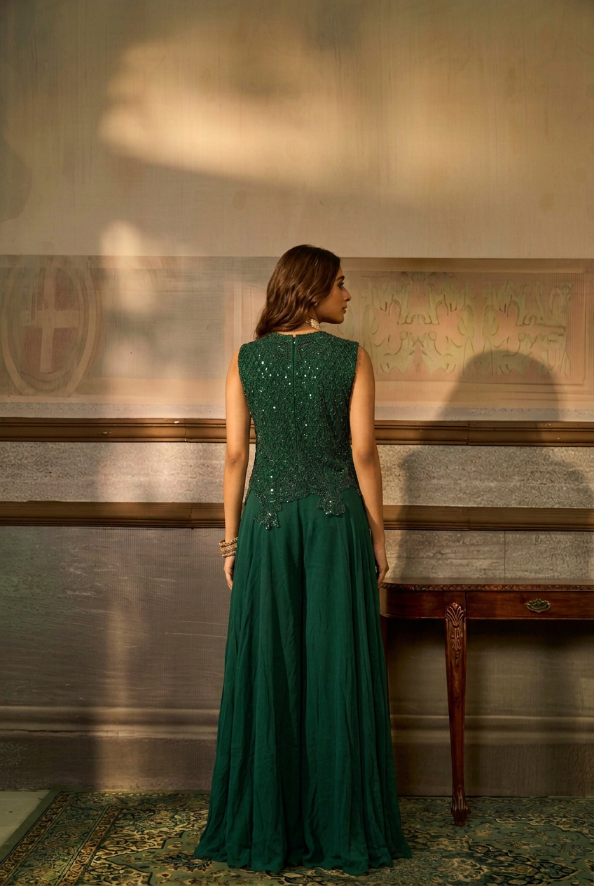 Georgette Indowestern