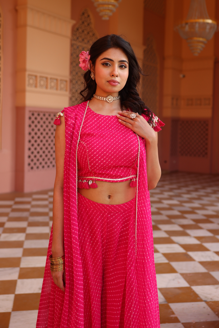 Pink Indo Western Online