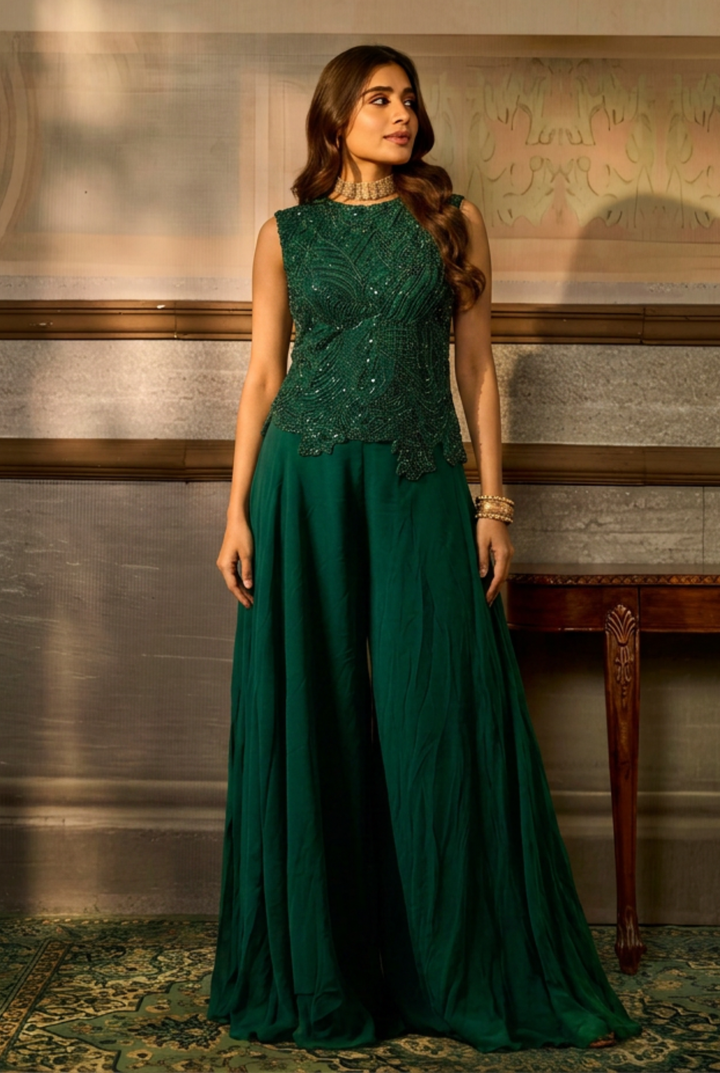 Georgette Indowestern