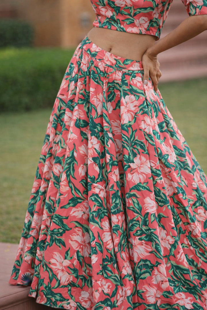 Printed Silk blend  Indowestern