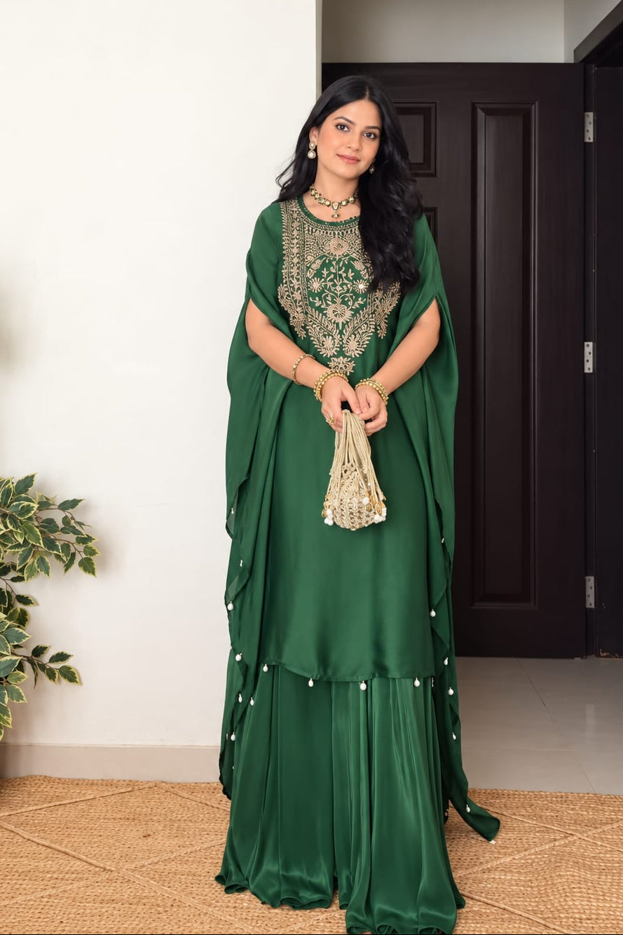 Luxe Satin Indo-Western