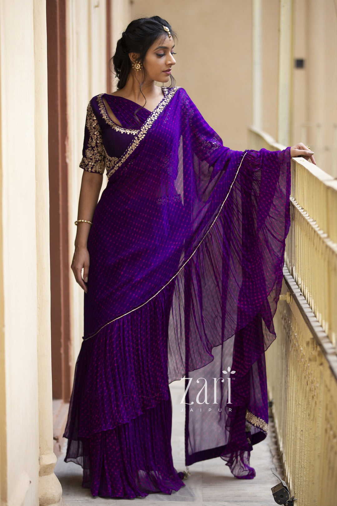 Explore Designer Pre-Stitched Georgette Saree At Zari Jaipur Explore Designer Pre-Stitched Georgette Saree At Zari Jaipur